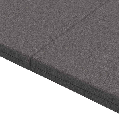 Divano Letto Pieghevole 140 x 67 x 45 cm Grigio Chiaro | homemem39