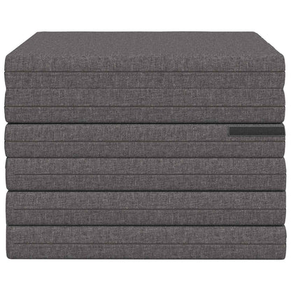 Divano Letto Pieghevole 70 x 67 x 48 cm Grigio Chiaro
