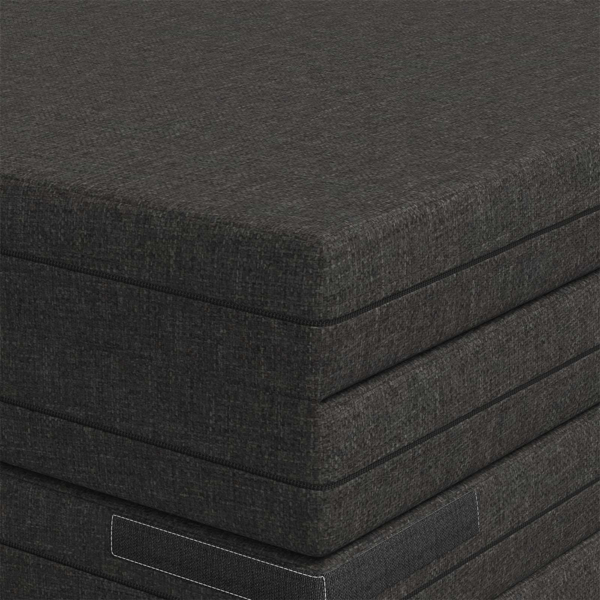 Divano Letto Pieghevole 70 x 67 x 48 cm Grigio Scuro