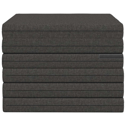 Divano Letto Pieghevole 140 x 67 x 45 cm Grigio Scuro | homemem39