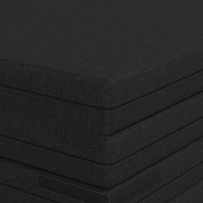 Divano Letto Pieghevole 70 x 67 x 48 cm Nero