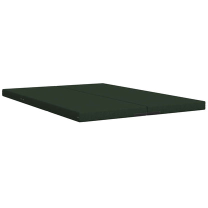 Divano Letto Pieghevole 140 x 67 x 45 cm Verde Scuro | homemem39