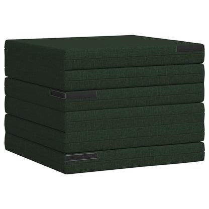 Divano Letto Pieghevole 70 x 67 x 48 cm Verde Scuro