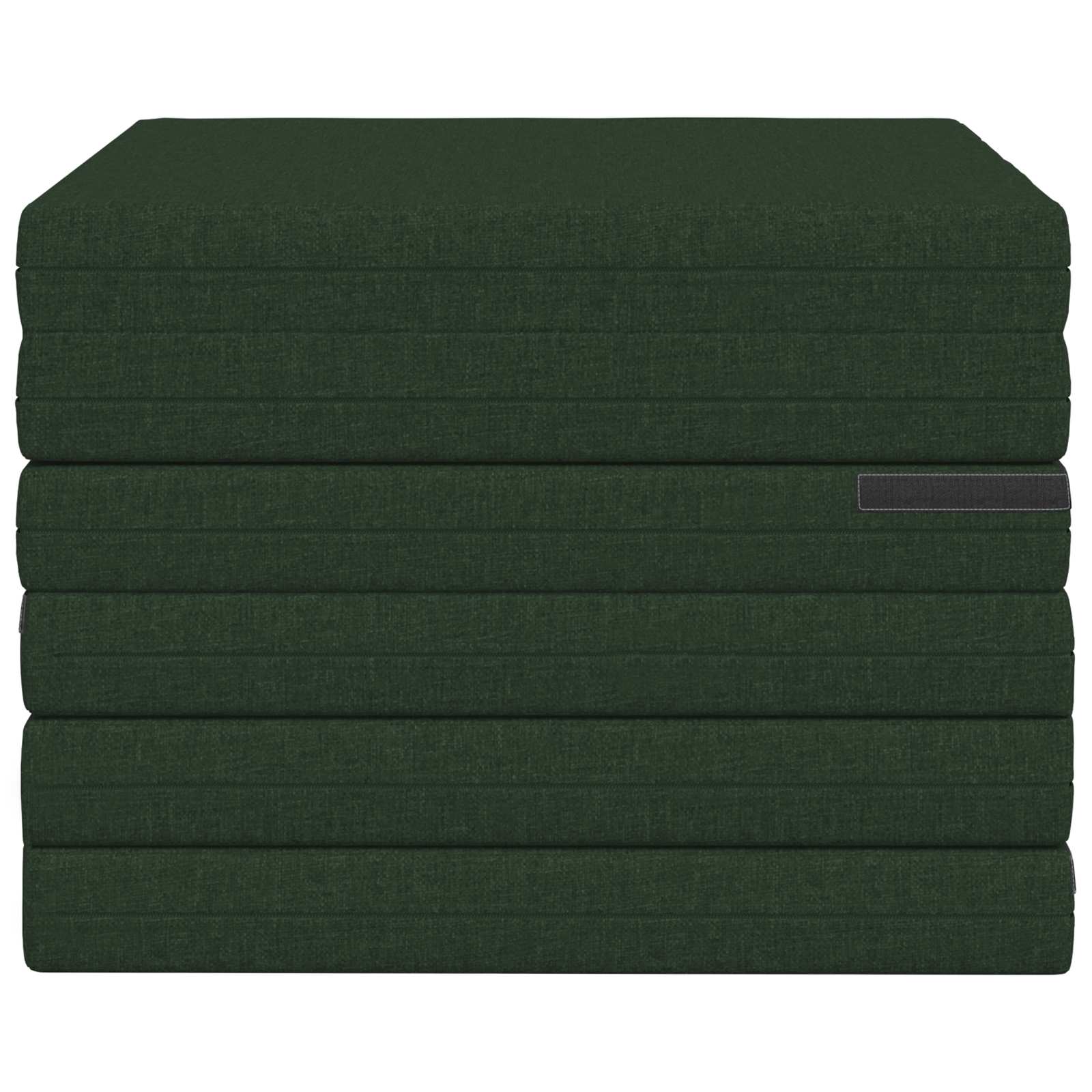 Divano Letto Pieghevole 140 x 67 x 45 cm Verde Scuro | homemem39