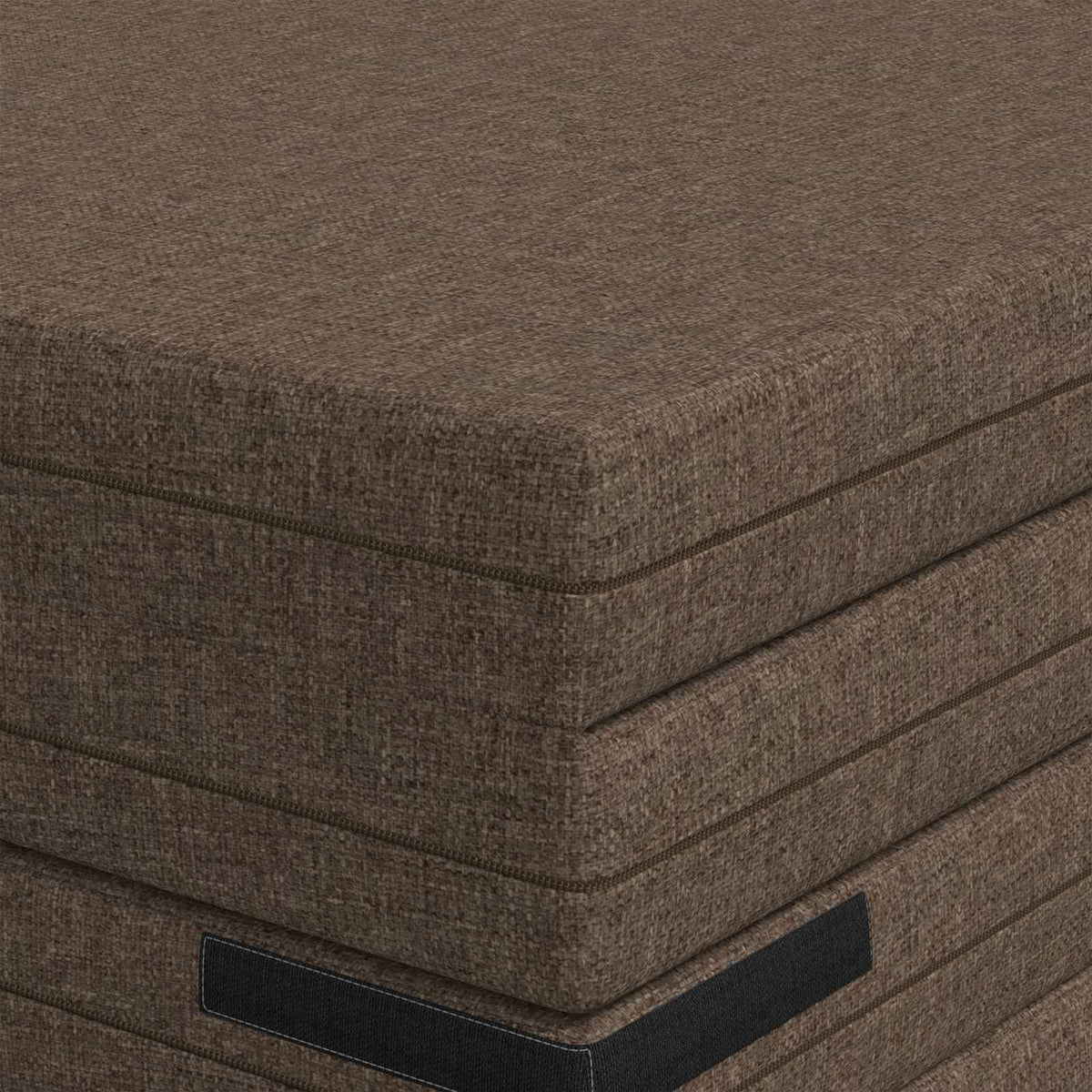 Divano Letto Pieghevole 70 x 67 x 48 cm Tortora