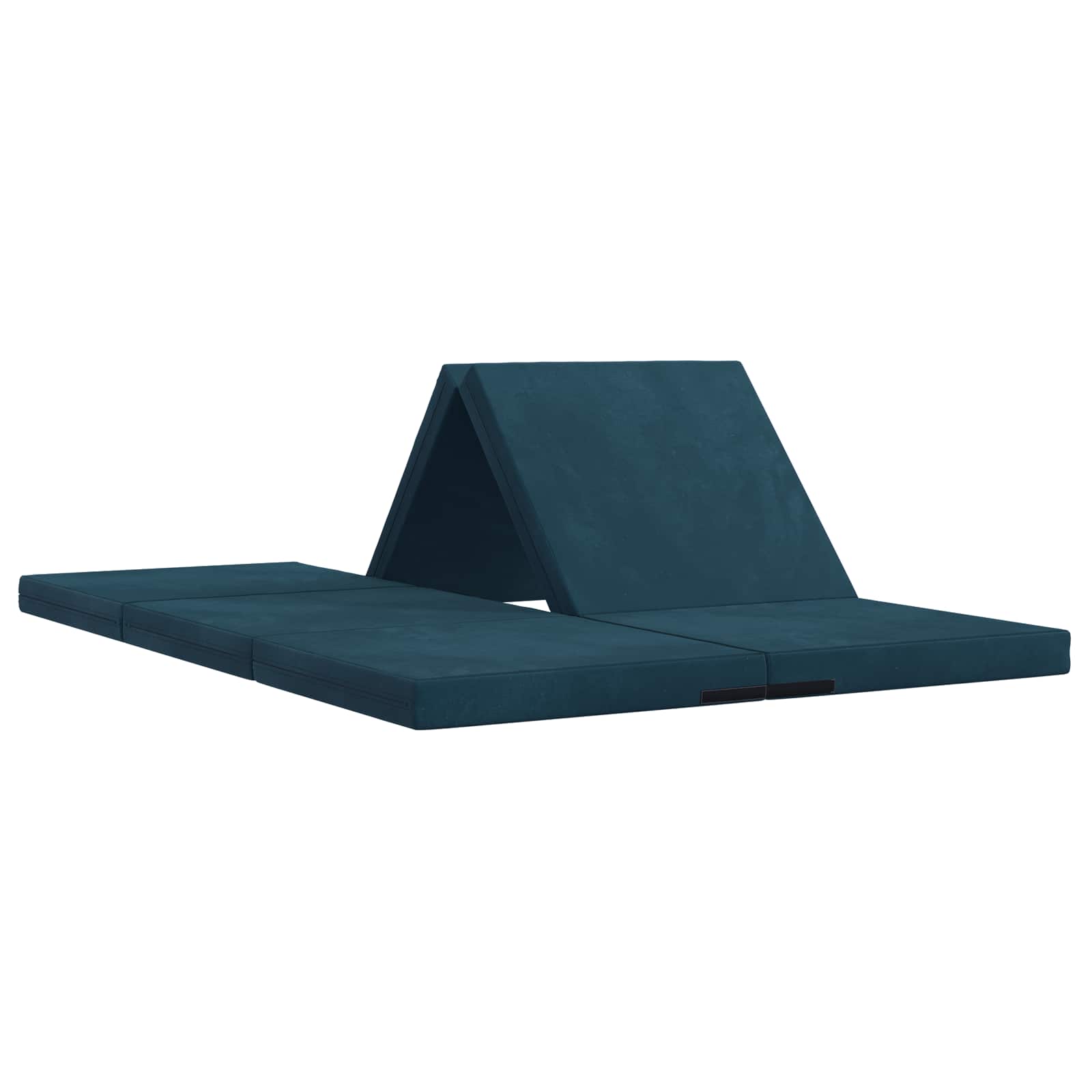 Divano Letto Pieghevole 140 x 67 x 45 cm Blu | homemem39
