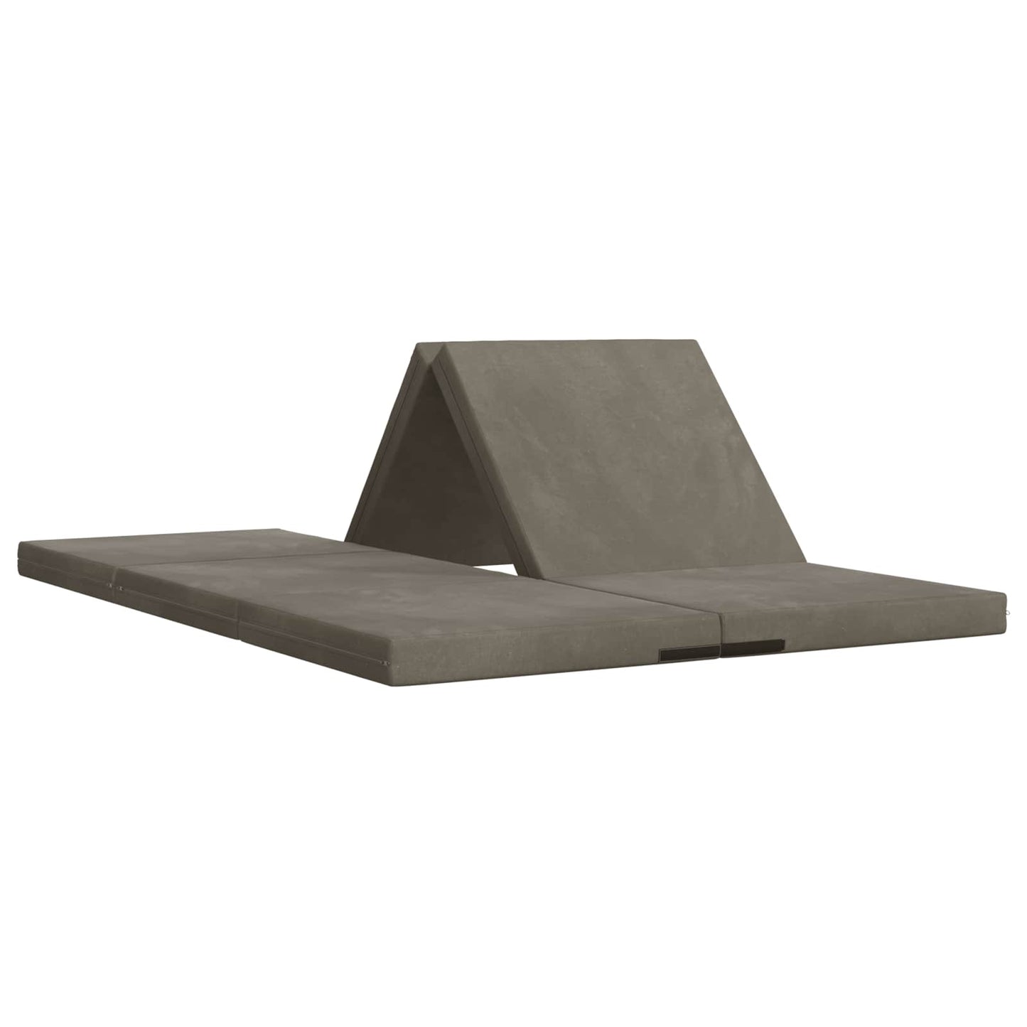 Divano Letto Pieghevole 140 x 67 x 45 cm Grigio Chiaro | homemem39