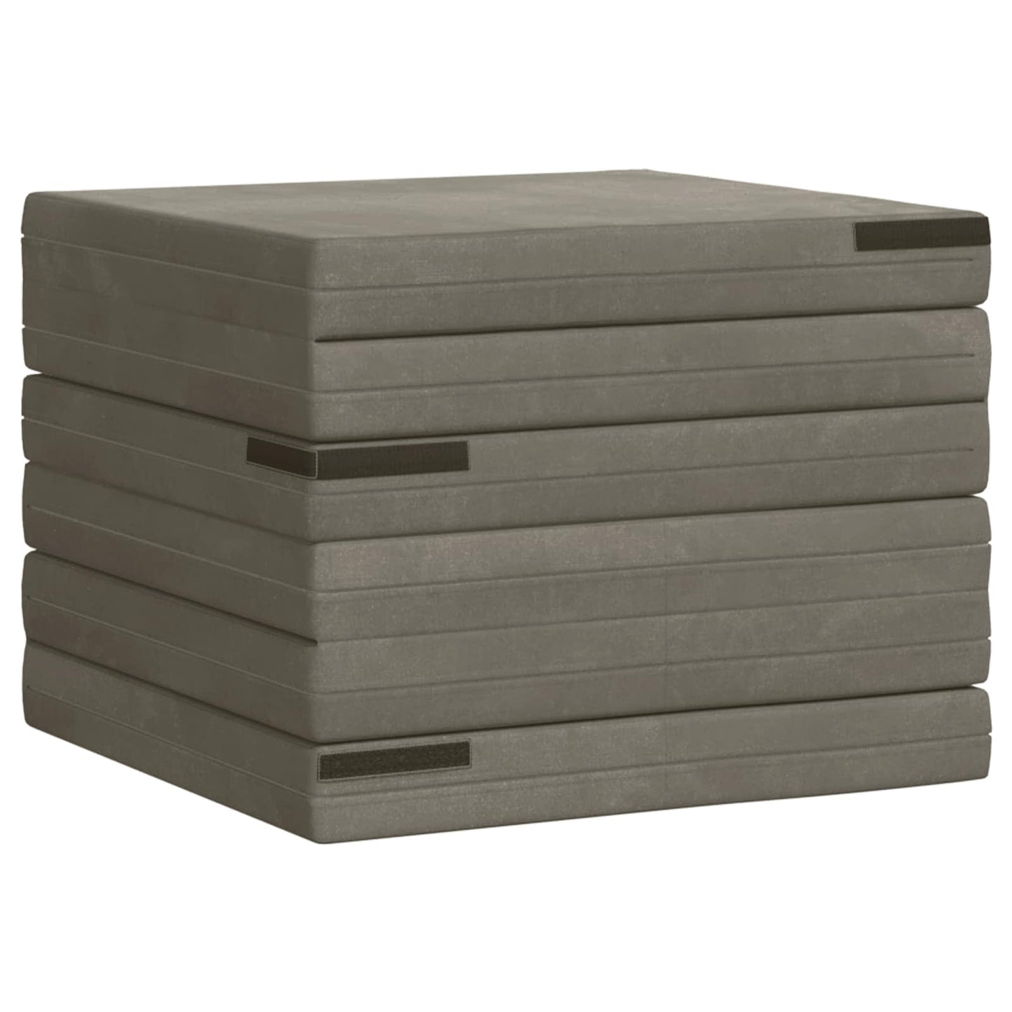 Divano Letto Pieghevole 140 x 67 x 45 cm Grigio Chiaro | homemem39