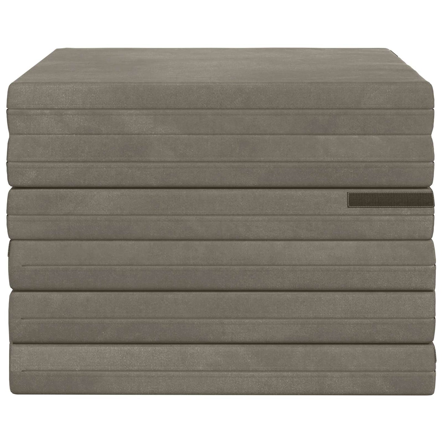 Divano Letto Pieghevole 140 x 67 x 45 cm Grigio Chiaro | homemem39