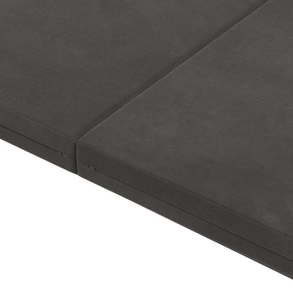 Divano Letto Pieghevole 70 x 67 x 48 cm Grigio Scuro