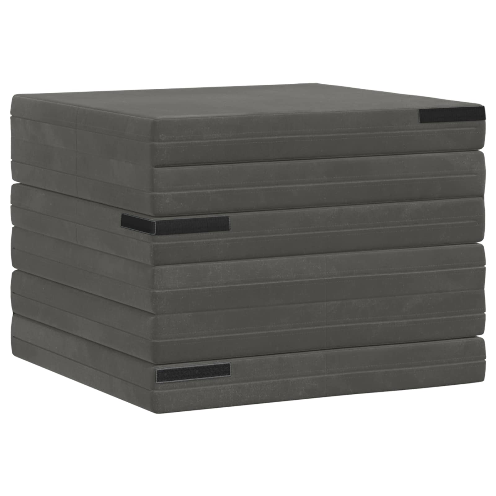 Divano Letto Pieghevole 140 x 67 x 45 cm Grigio Scuro | homemem39