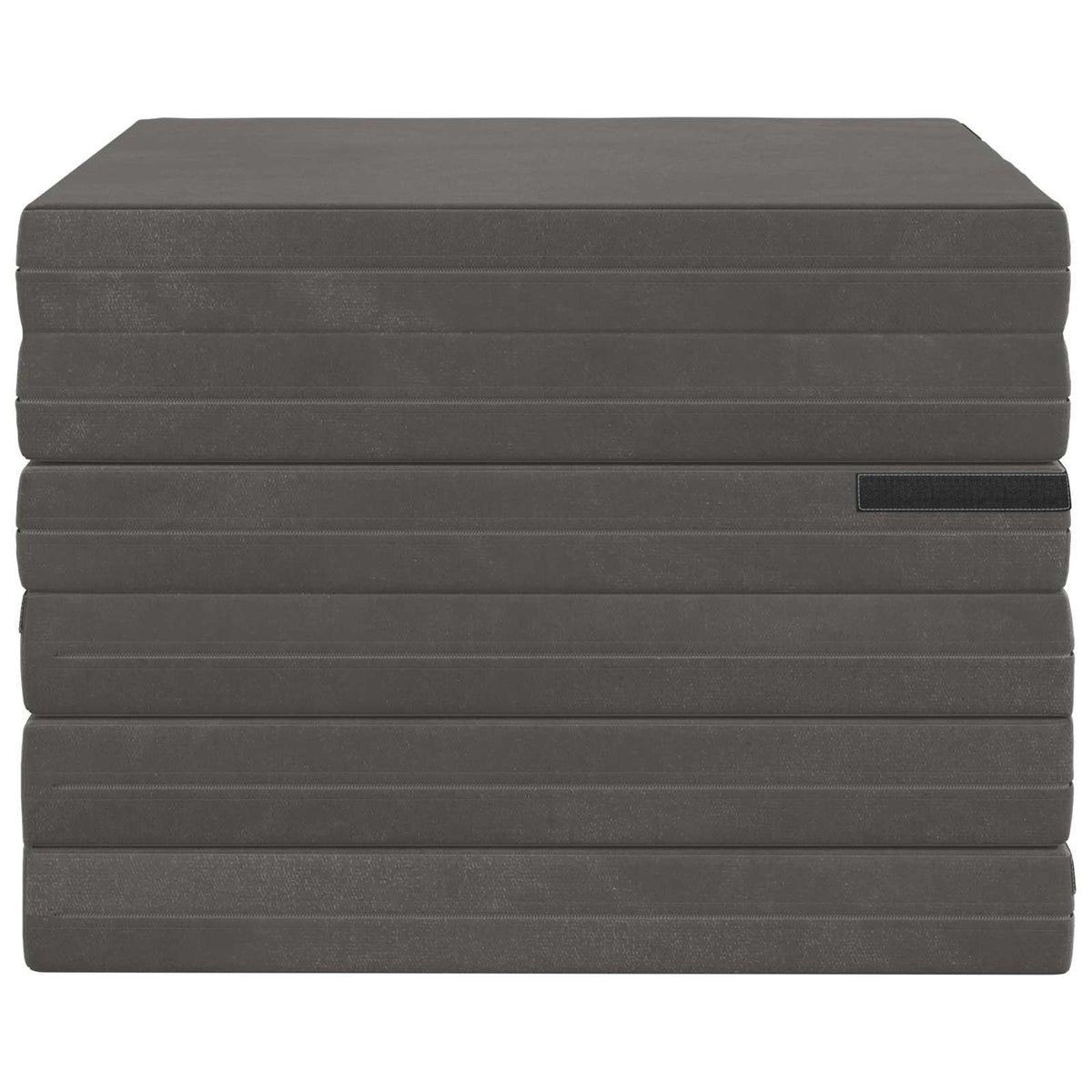 Divano Letto Pieghevole 70 x 67 x 48 cm Grigio Scuro