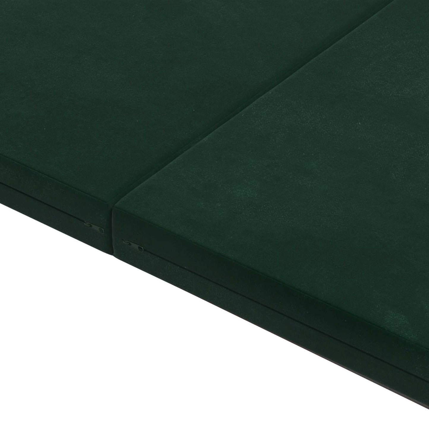 Divano Letto Pieghevole 140 x 67 x 45 cm Verde Scuro | homemem39