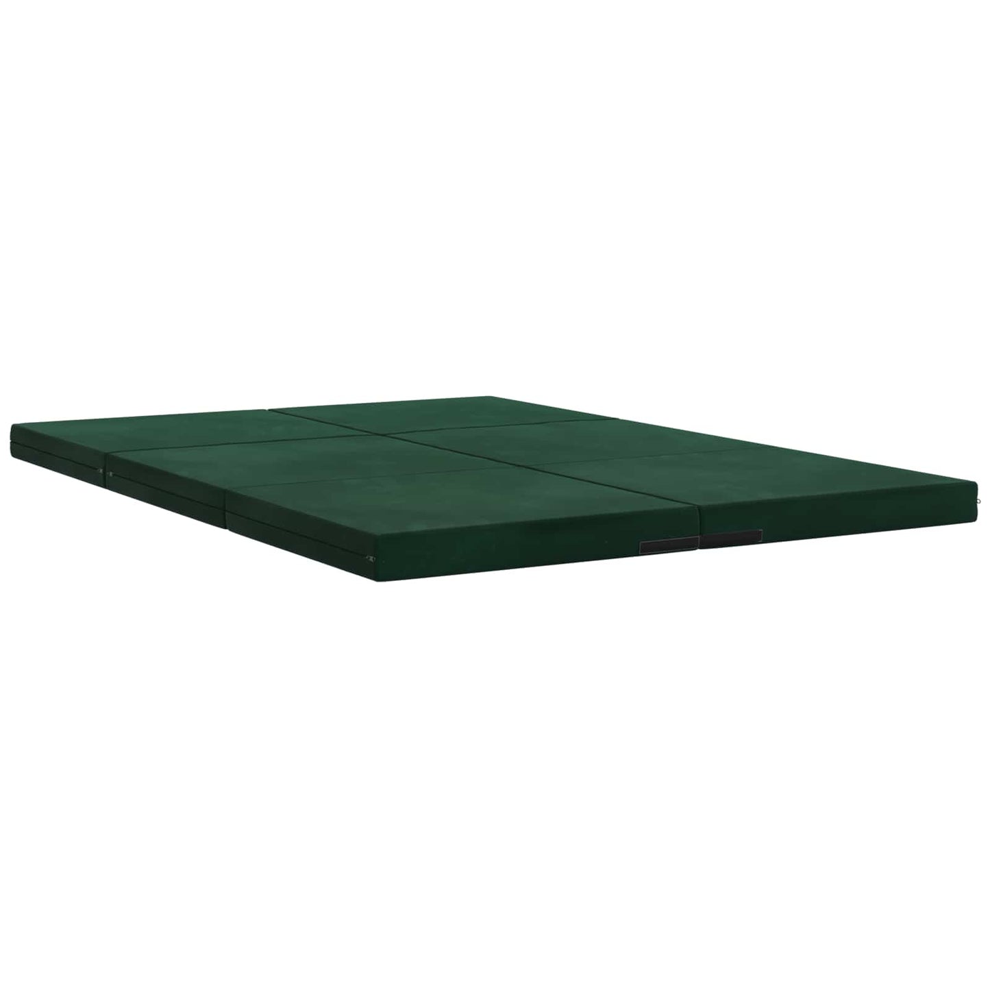 Divano Letto Pieghevole 140 x 67 x 45 cm Verde Scuro | homemem39