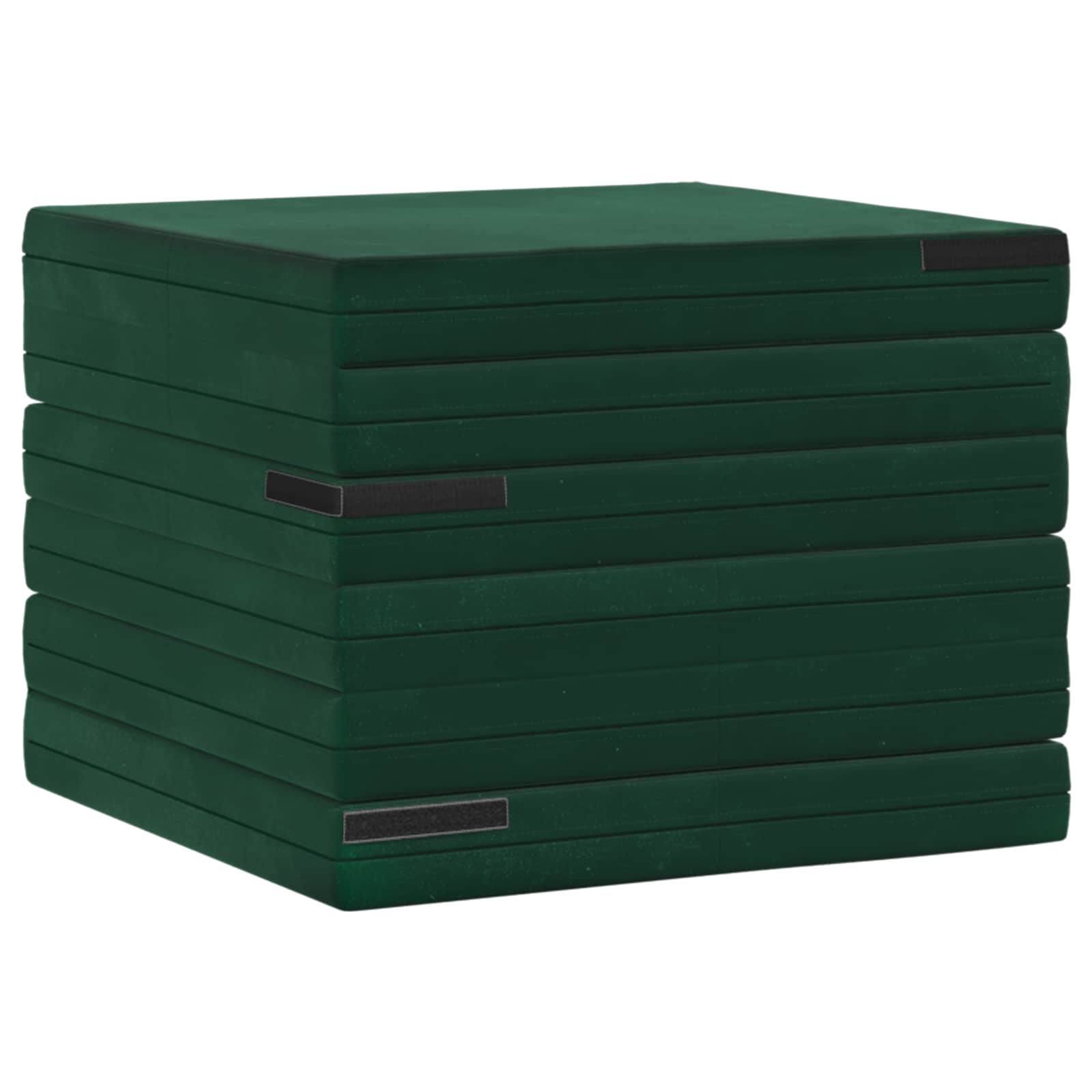 Divano Letto Pieghevole 140 x 67 x 45 cm Verde Scuro | homemem39