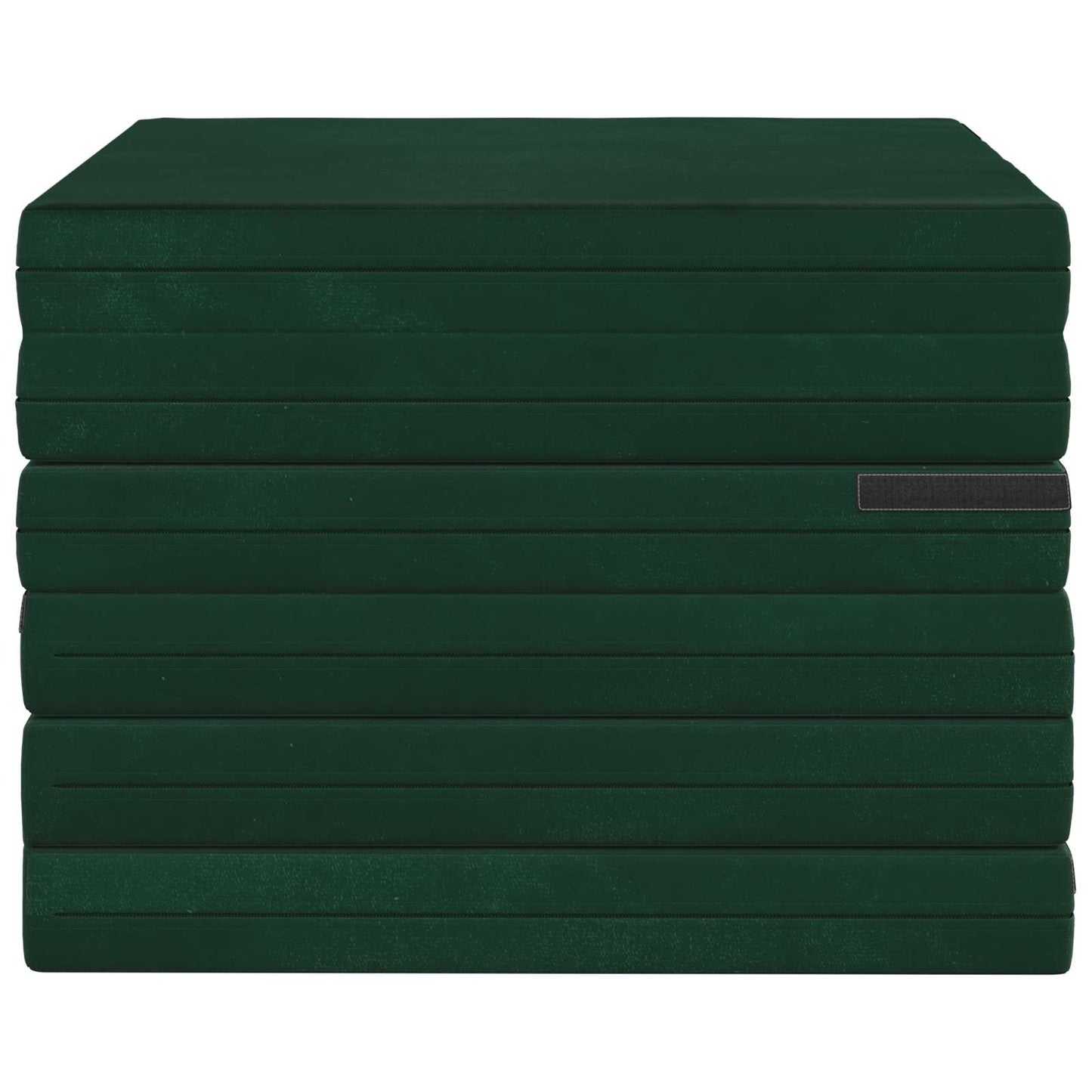 Divano Letto Pieghevole 140 x 67 x 45 cm Verde Scuro | homemem39