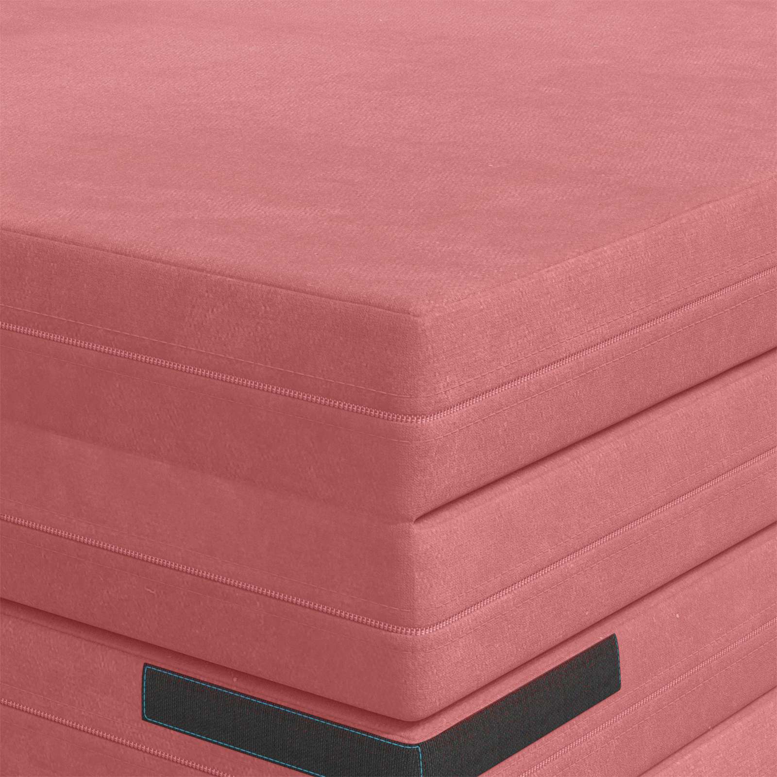 Divano Letto Pieghevole 140 x 67 x 45 cm Rosa | homemem39