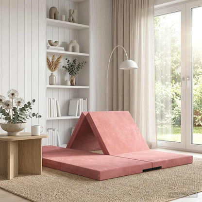 Divano Letto Pieghevole 70 x 67 x 48 cm Rosa