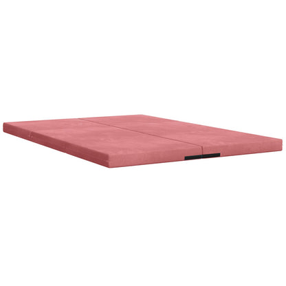 Divano Letto Pieghevole 140 x 67 x 45 cm Rosa | homemem39