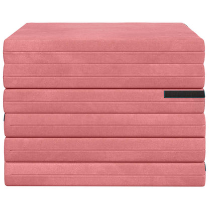 Divano Letto Pieghevole 70 x 67 x 48 cm Rosa