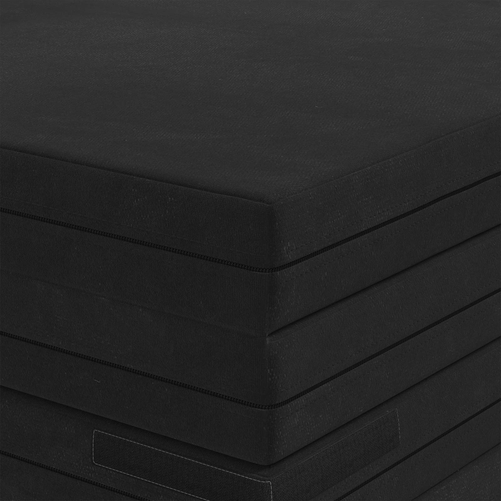 Divano Letto Pieghevole 140 x 67 x 45 cm Nero | homemem39