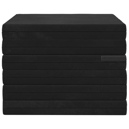 Divano Letto Pieghevole 140 x 67 x 45 cm Nero | homemem39