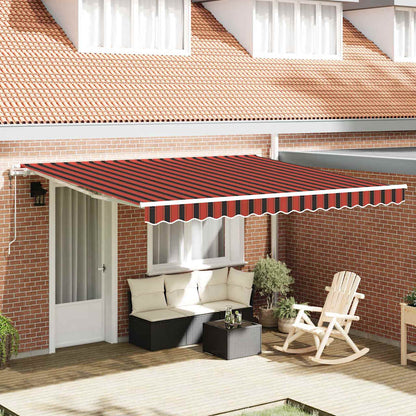 Tenda Retrattile Arancione e Marrone 400 × 300 cm | homemem39