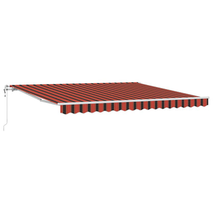 Tenda Retrattile Arancione e Marrone 400 × 300 cm | homemem39