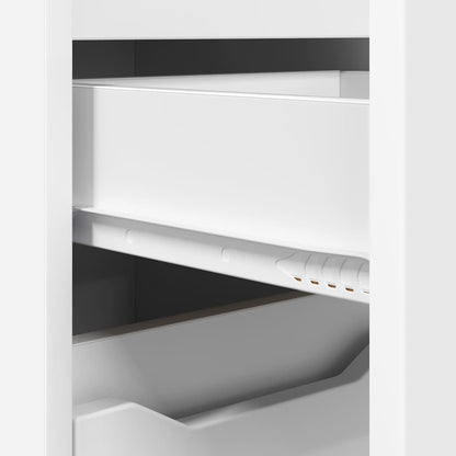 Mobile da Bagno Bianco 30,5 x 30 x 101 cm Legno multistrato | homemem39