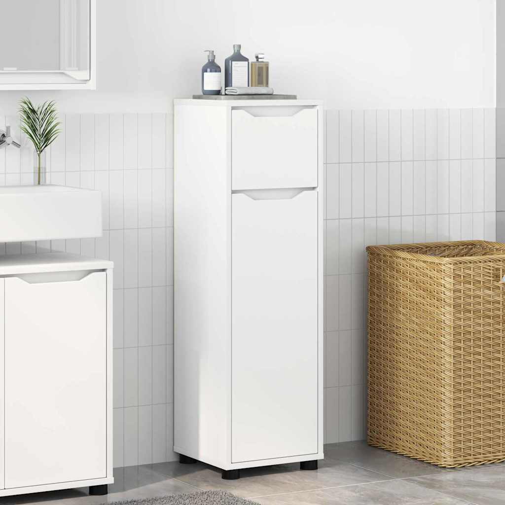 Mobile da Bagno Bianco 30,5 x 30 x 101 cm Legno multistrato | homemem39