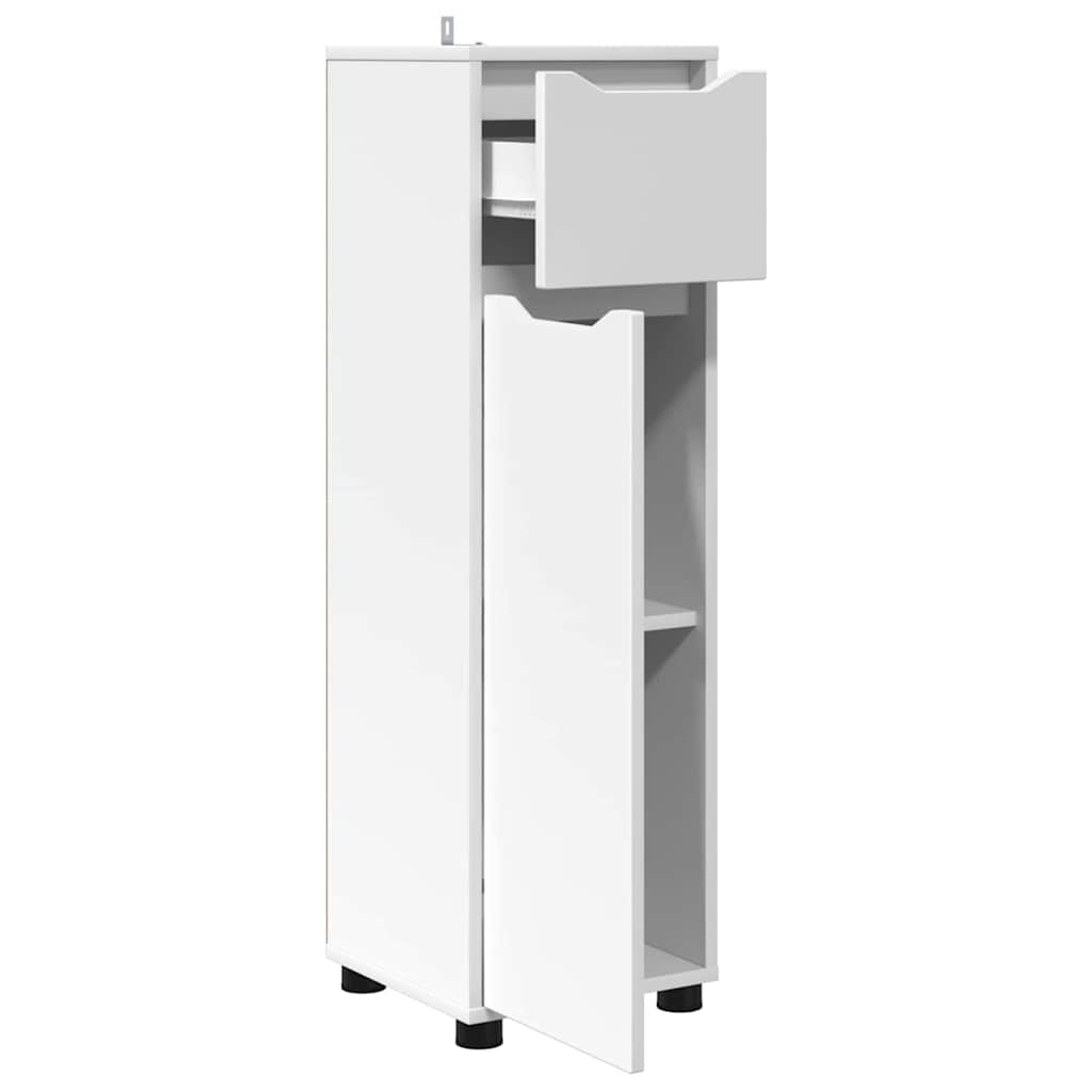 Mobile da Bagno Bianco 30,5 x 30 x 101 cm Legno multistrato | homemem39