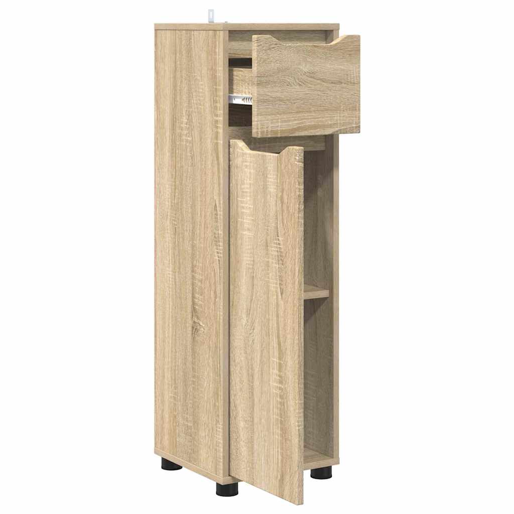 Mobile da Bagno con cassetto Rovere Sonoma 30,5 x 30 x 101 cm | homemem39