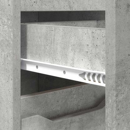 Mobile da Bagno Grigio cemento 30,5 x 30 x 101 cm