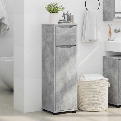 Mobile da Bagno con cassetto Grigio cemento 30,5 x 30 x 101 cm | homemem39