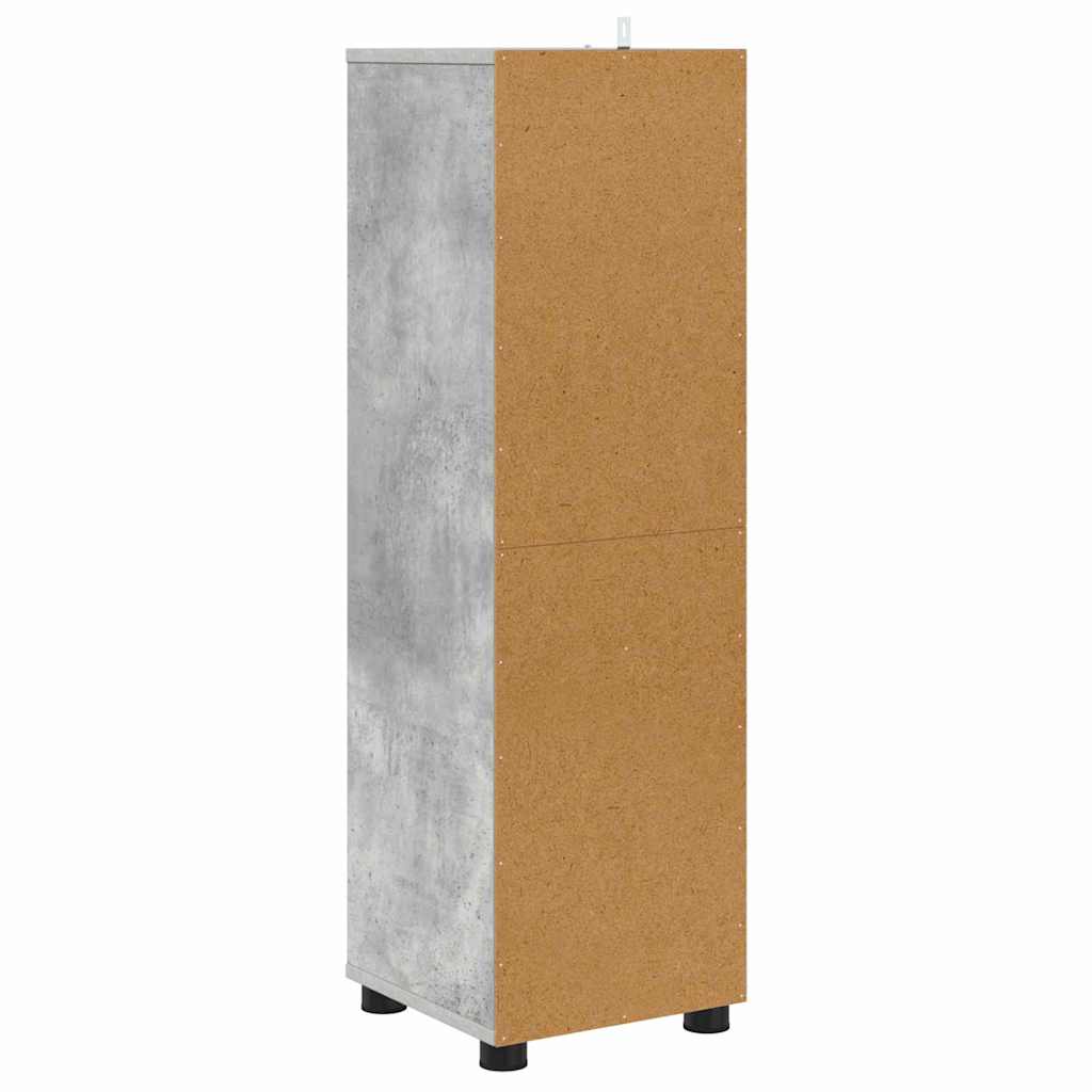 Mobile da Bagno con cassetto Grigio cemento 30,5 x 30 x 101 cm | homemem39