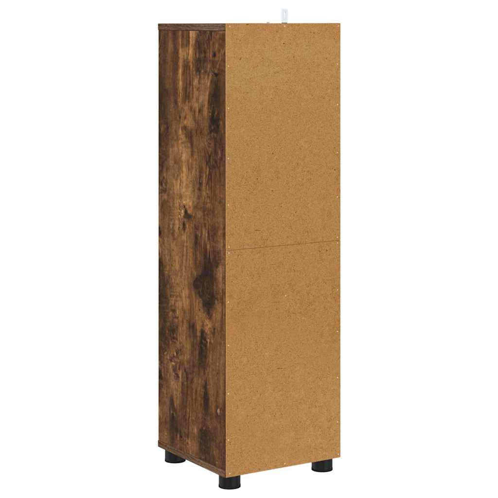 Mobile da Bagno con cassetto Rovere fumé 30,5 x 30 x 101 cm
