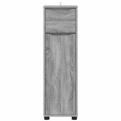 Mobile da Bagno con cassetto Grigio Sonoma 30,5 x 30 x 101 cm | homemem39