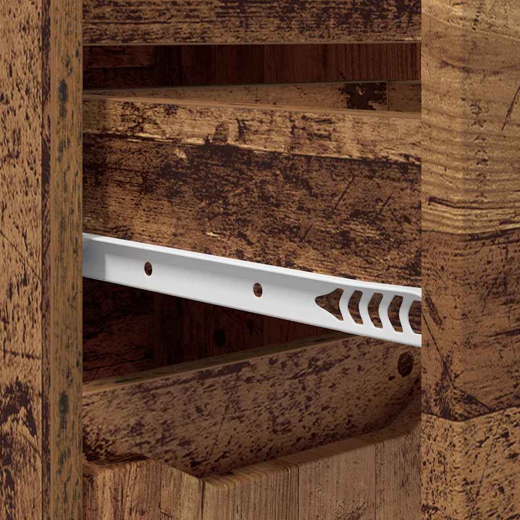 Mobile da Bagno con cassetto Legno vecchio 30,5 x 30 x 101 cm | homemem39