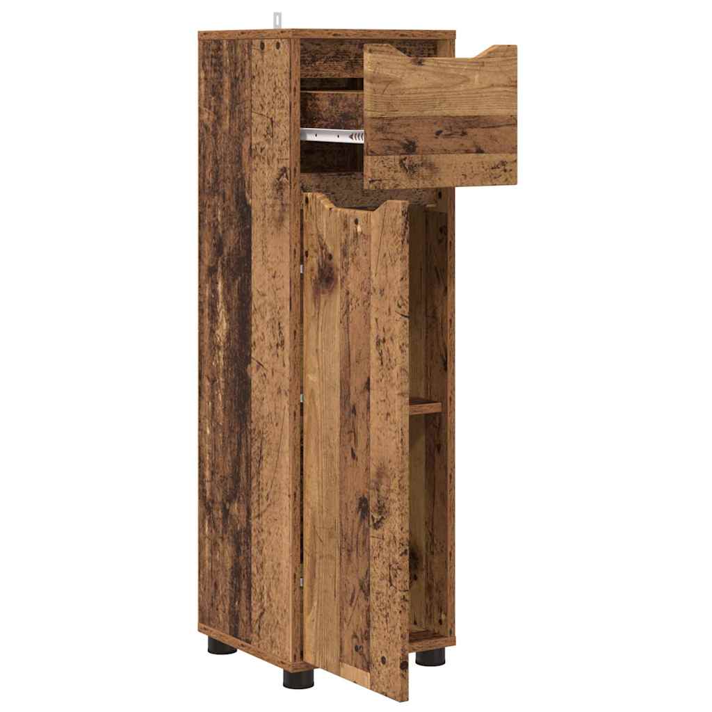 Mobile da Bagno con cassetto Legno vecchio 30,5 x 30 x 101 cm | homemem39