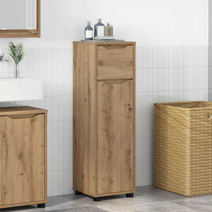 Mobile da Bagno con porta Rovere artigianale 30,5 x 30 x 101 cm | homemem39