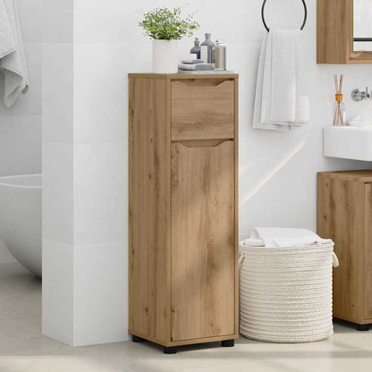 Mobile da Bagno con porta Rovere artigianale 30,5 x 30 x 101 cm | homemem39