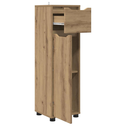 Mobile da Bagno con porta Rovere artigianale 30,5 x 30 x 101 cm | homemem39