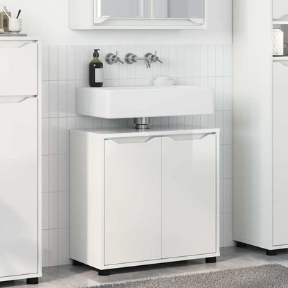 Mobile per lavabo da bagno Bianco Lucido 60 x 30 x 60 cm | homemem39