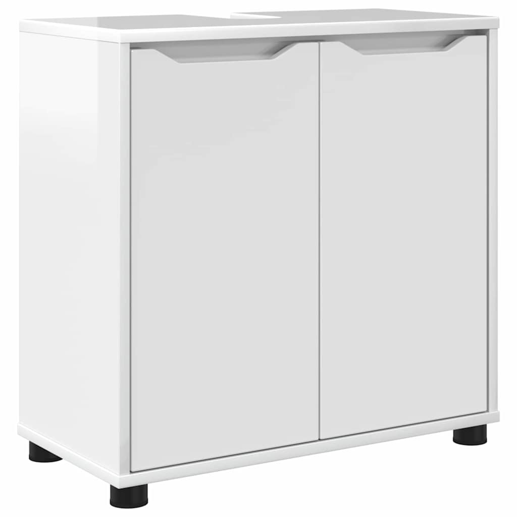 Mobile per lavabo da bagno Bianco Lucido 60 x 30 x 60 cm | homemem39