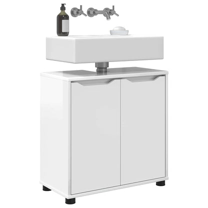 Mobile per lavabo da bagno Bianco Lucido 60 x 30 x 60 cm | homemem39