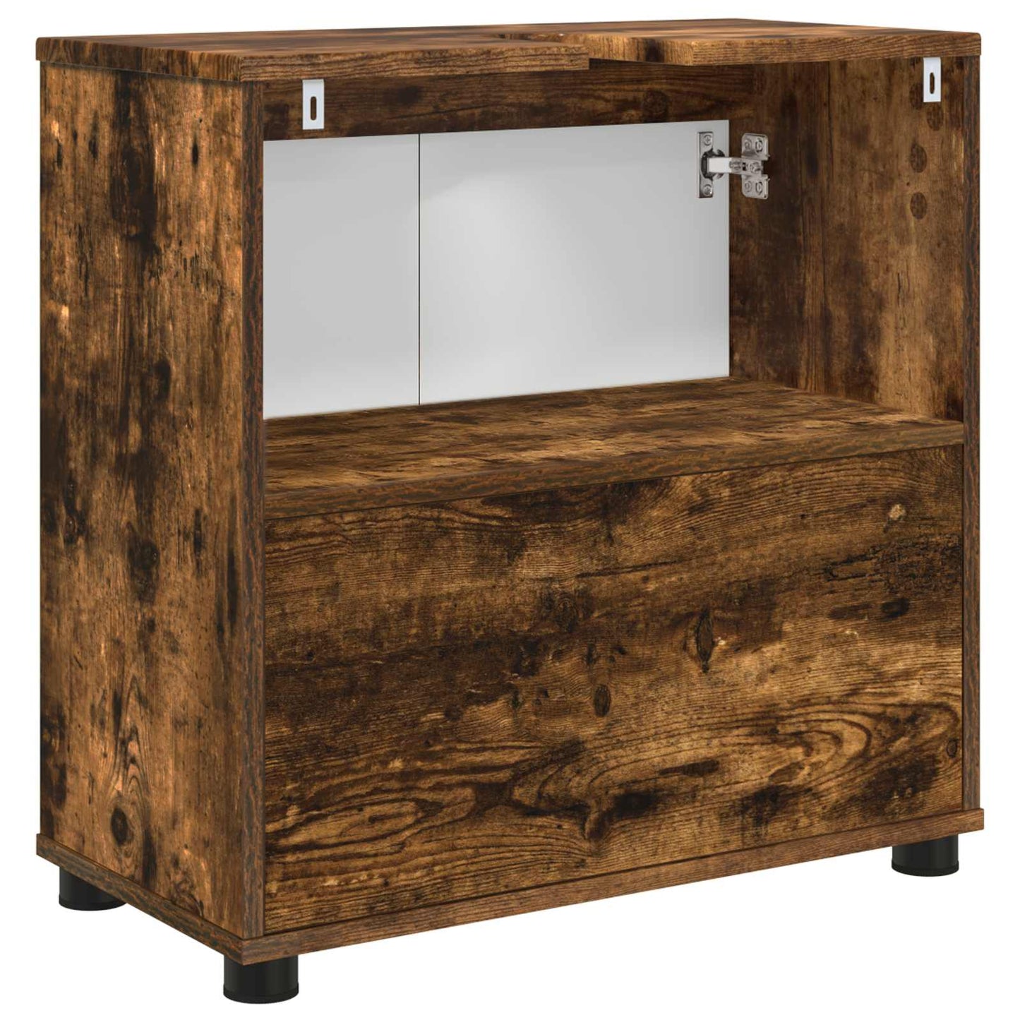 Mobile per lavabo da bagno Rovere fumé 60 x 30 x 60 cm