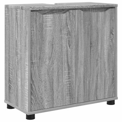 Mobile per lavabo da bagno Grigio Sonoma 60 x 30 x 60 cm