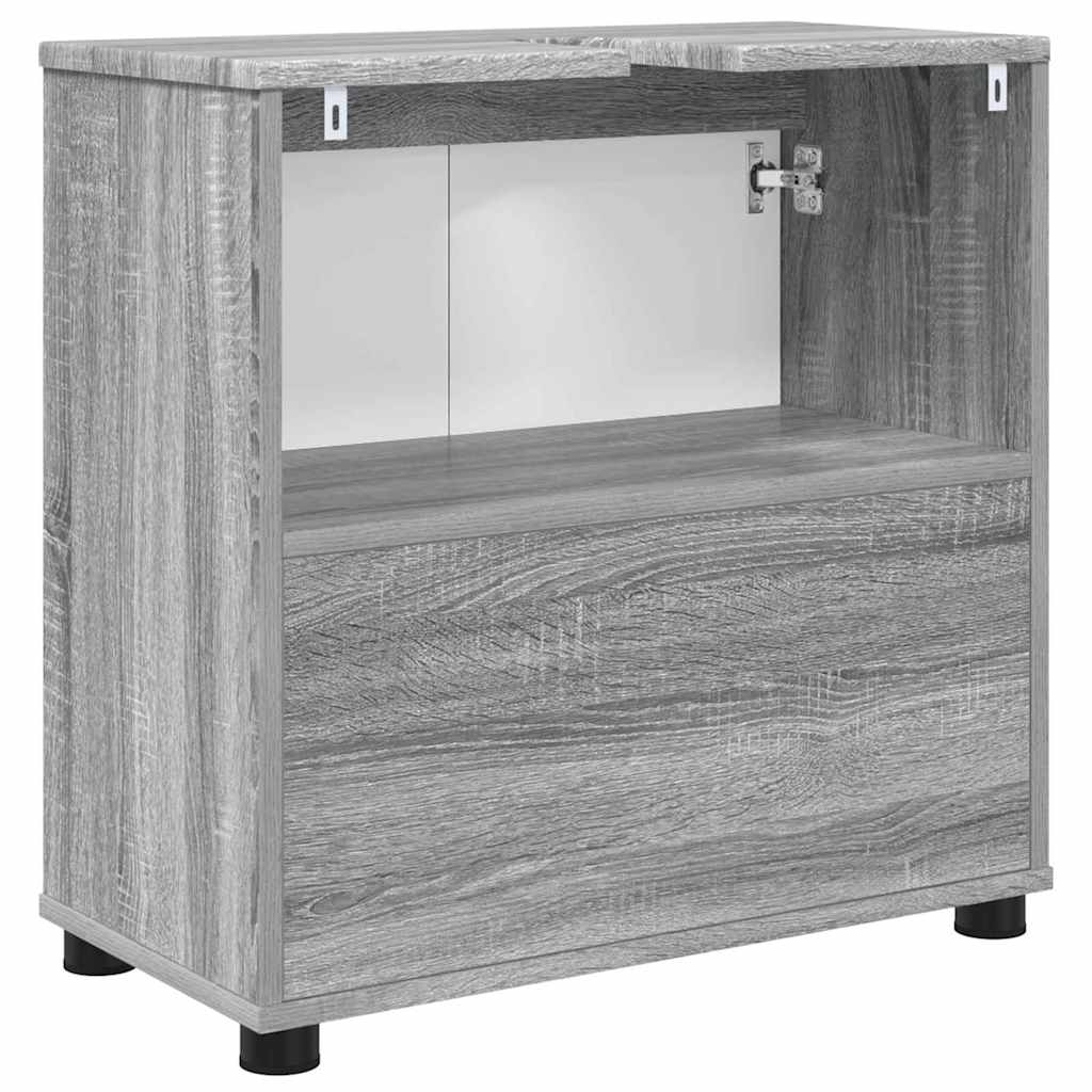 Mobile per lavabo da bagno Grigio Sonoma 60 x 30 x 60 cm | homemem39