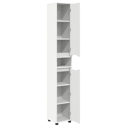 Mobile da Bagno Bianco 30,5 x 30 x 195 cm Legno ingegnerizzato