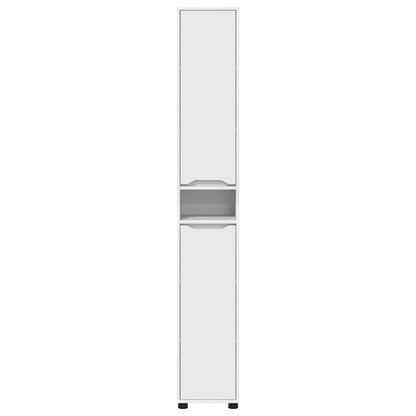 Mobile da Bagno Bianco 30,5 x 30 x 195 cm Legno multistrato | homemem39